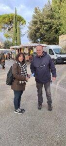 Emilie et Sylvain au marché